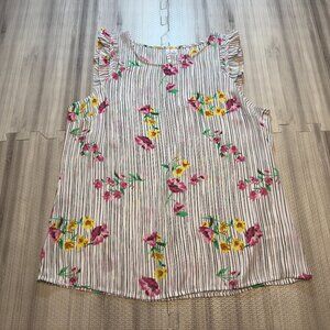 Elle Women's Sleeveless Floral Top